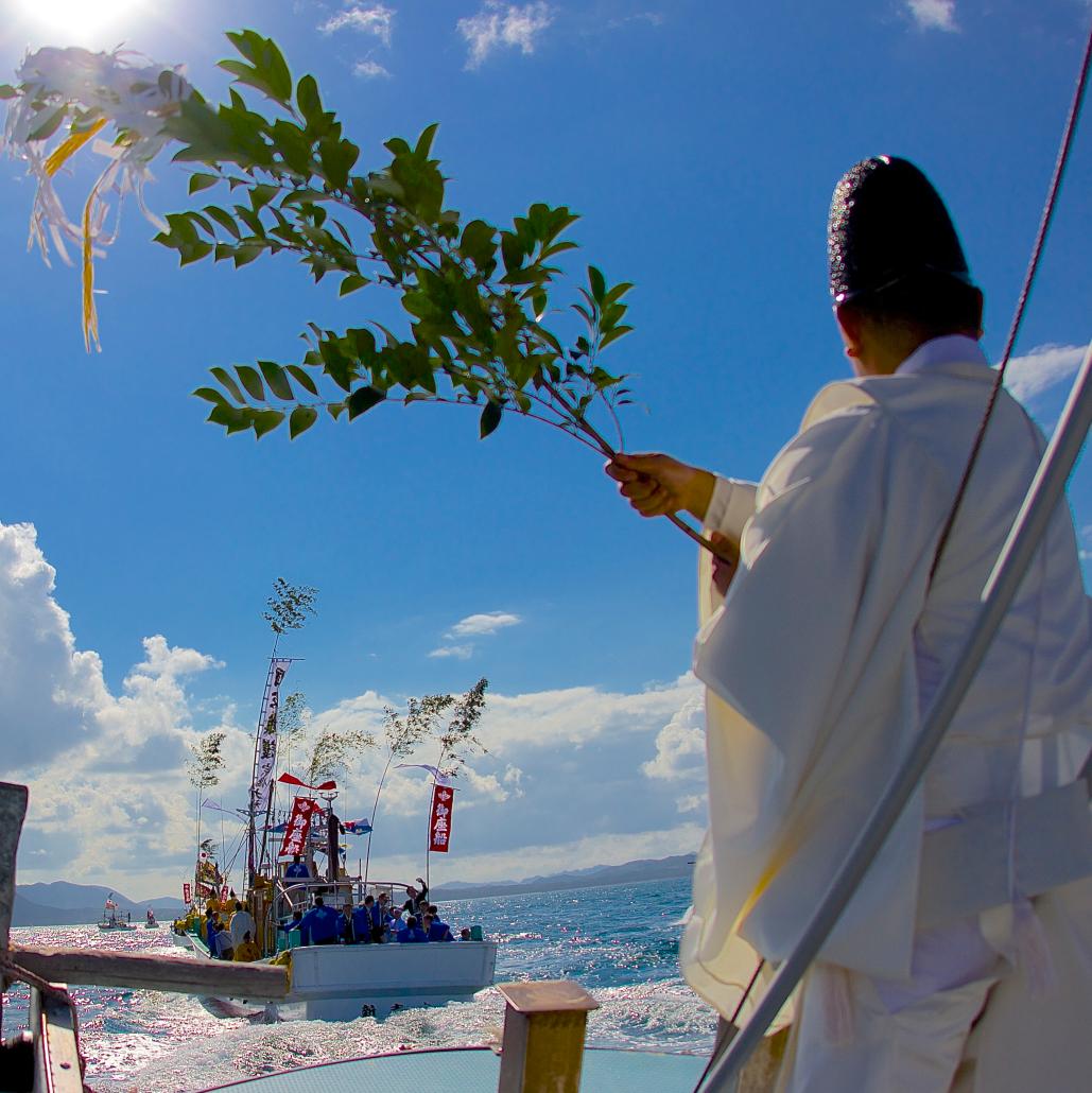 『神宿る世界遺産』日本最大級の海上パレード 宗像大社みあれ祭の画像